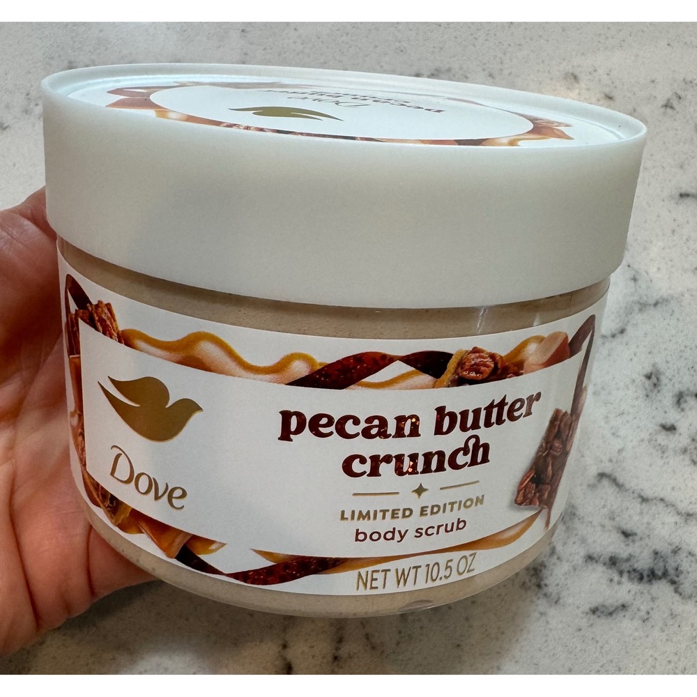 Dove Exfoliating Body Scrub PecanButter Crunch‎ Limited Edition HTF, 10.5OZ